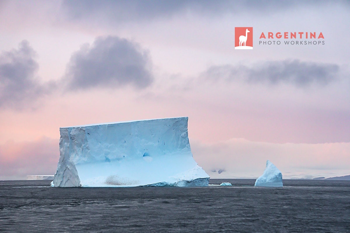 iceberg at twilight