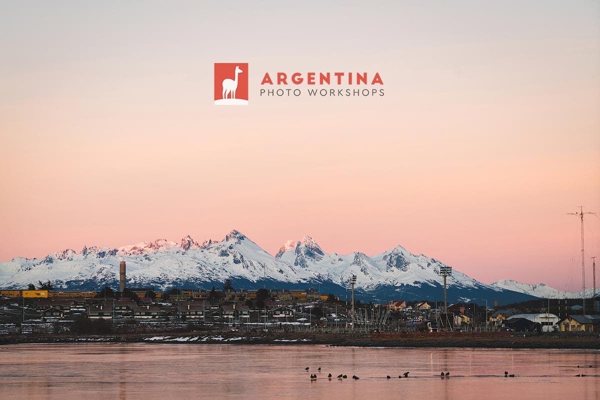 twilight landscape in Ushuaia